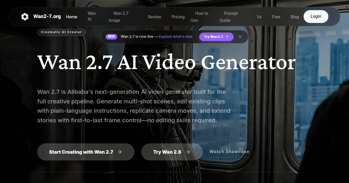 Wan 2.7 AI Video Generator logo