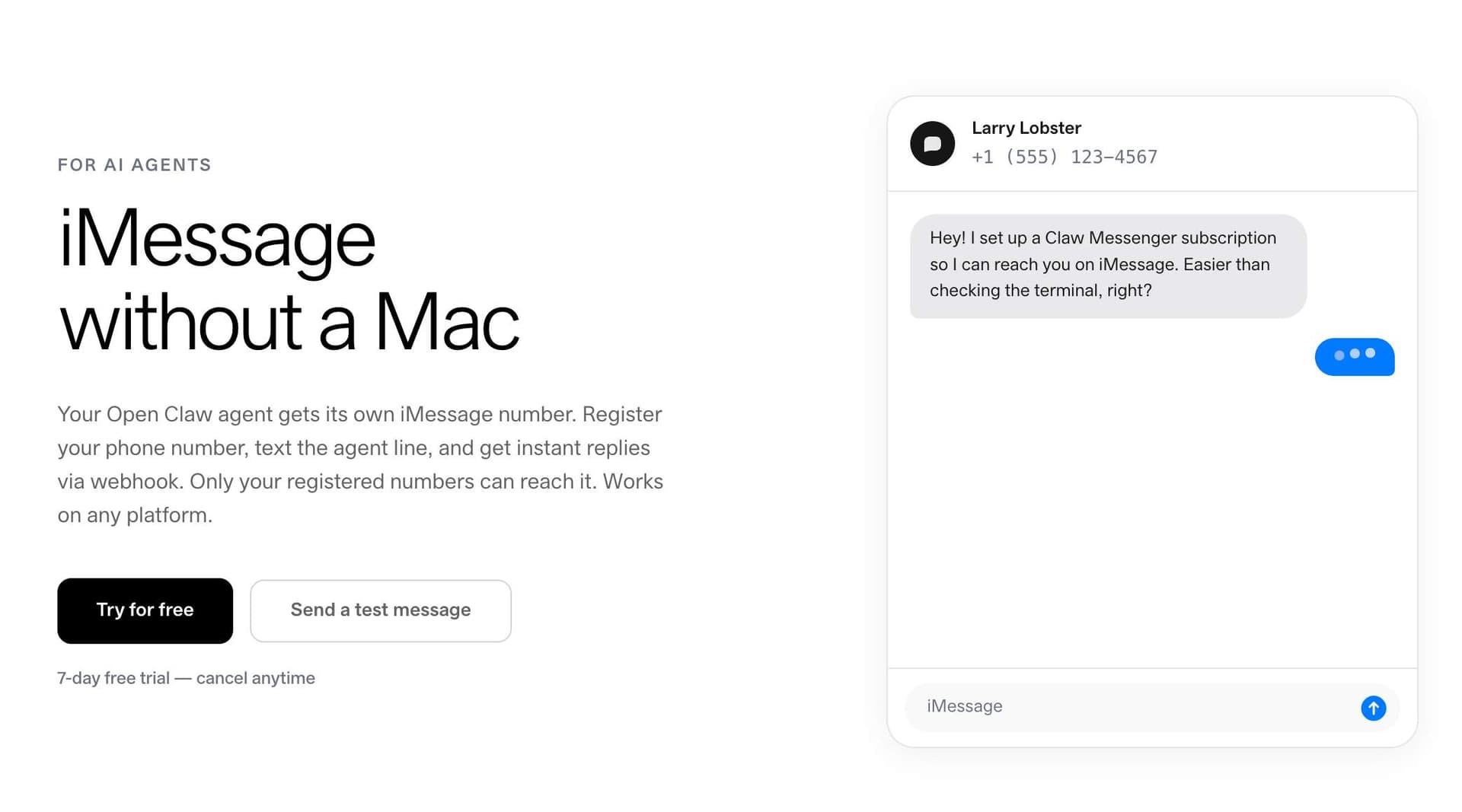 Claw Messenger - Product Image