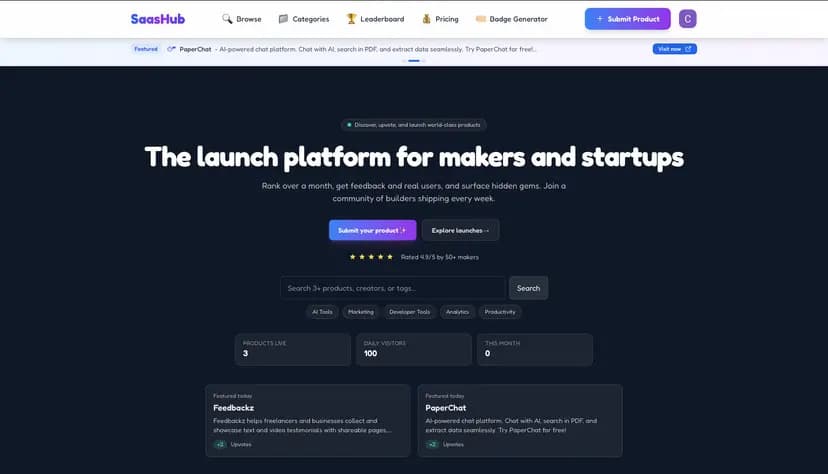  SaasHub - Product Image