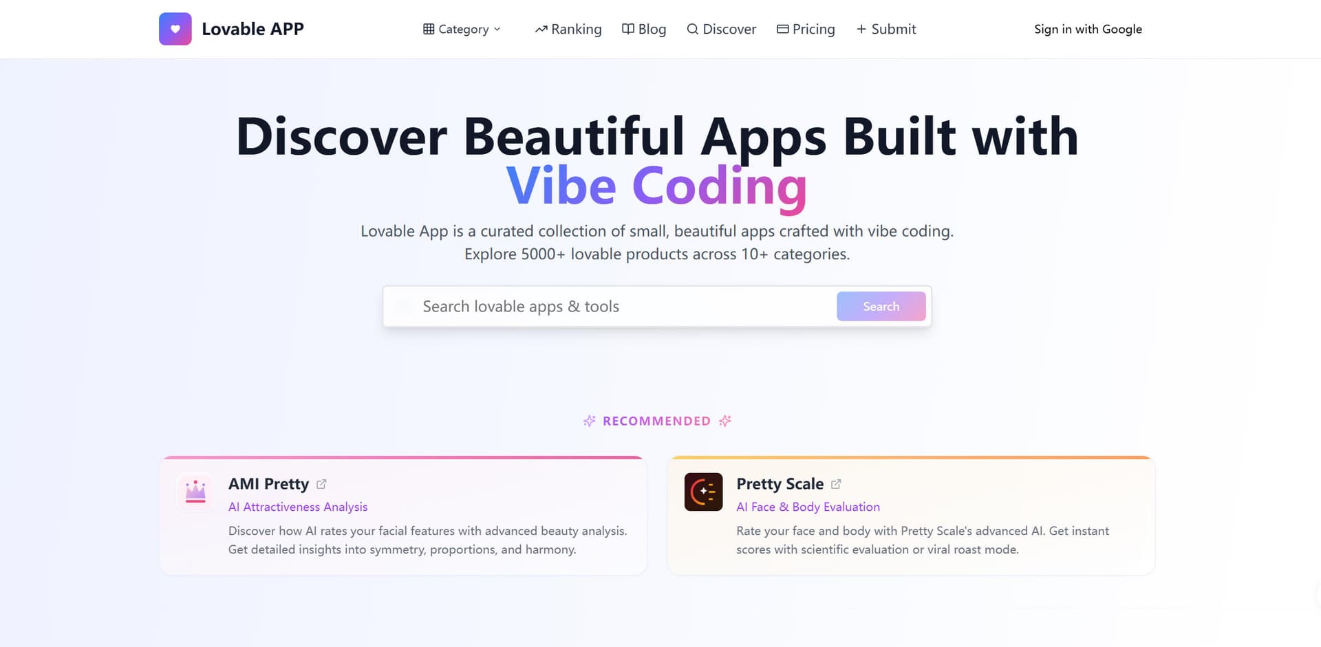 Lovable APP - Product Image